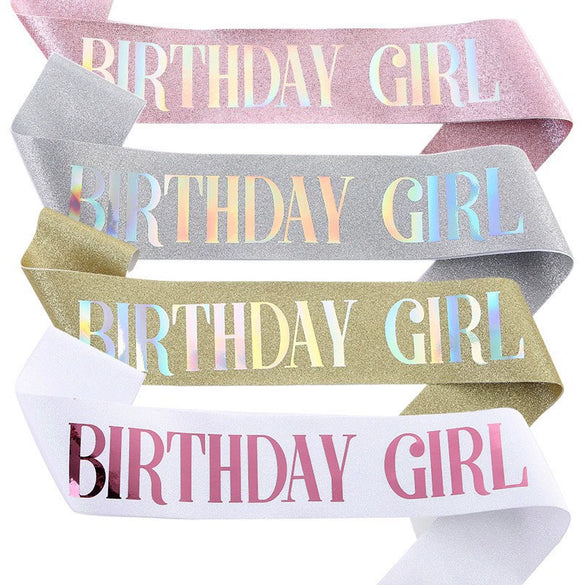 Wholesale Shoulder Strap Ribbon For Girls Glitter Cloth Hot Stamping