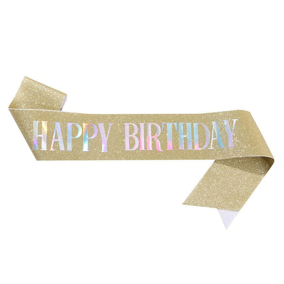 Wholesale Shoulder Strap Ribbon For Girls Glitter Cloth Hot Stamping