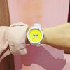 Wholesale Silicone Alloy Female Student Cartoon Round Watch With Stainless Steel Clasp