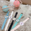 Wholesale Silicone Alloy Watch For Girls Cartoon Style Round Dial