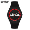 Wholesale Silicone Electronic Watch Round Dial For Male Students Sports Style