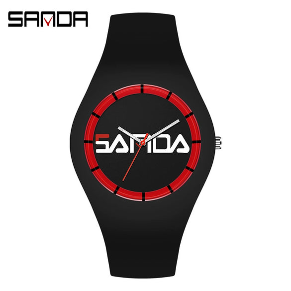 Wholesale Silicone Electronic Watch Round Dial For Male Students Sports Style