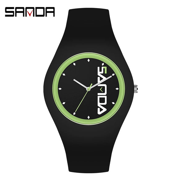 Wholesale Silicone Electronic Watch Round Dial For Male Students Sports Style