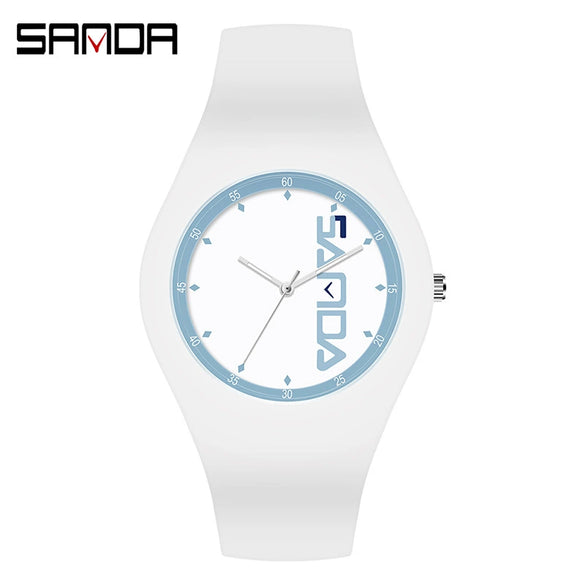 Wholesale Silicone Electronic Watch Round Dial For Male Students Sports Style