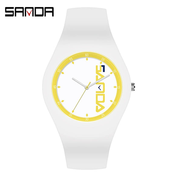 Wholesale Silicone Electronic Watch Round Dial For Male Students Sports Style