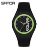 Wholesale Silicone Electronic Watch Round Dial For Male Students Sports Style