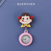 Wholesale Silicone Luminous Hanging Watch With Round Dial For Adult Medical Workers Casual Style