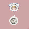 Wholesale Silicone Luminous Hanging Watch With Round Dial For Adult Medical Workers Casual Style