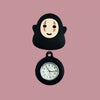 Wholesale Silicone Luminous Hanging Watch With Round Dial For Adult Medical Workers Casual Style
