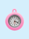 Wholesale Silicone Round Luminous Pocket Watch For Students Alloy Case Quartz Movement