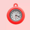 Wholesale Silicone Round Luminous Pocket Watch For Students Alloy Case Quartz Movement