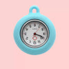 Wholesale Silicone Round Luminous Pocket Watch For Students Alloy Case Quartz Movement