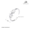 Wholesale Silver Belt Buckle And Horseshoe Fashion Ring Electroplated With Letters Numbers Text For Women