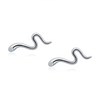 Wholesale 925 Silver Birth Year Zodiac Snake Earrings For Women Sweet Cool Style With Electroplating