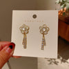 Wholesale 925 Silver Cat's Eye Stone Diamond Flower Earrings For Women With Electroplating Treatment
