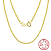 Wholesale 925 Silver Clavicle Chain With Geometric Pattern And Electroplating Process