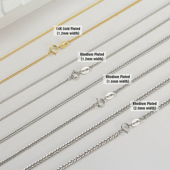 Wholesale 925 Silver Clavicle Chain With Geometric Pattern And Electroplating Process