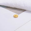 Wholesale Silver Color Protection Gear Twist Round Spacer Beads Jewelry Material With Electroplating And Snowflake Design