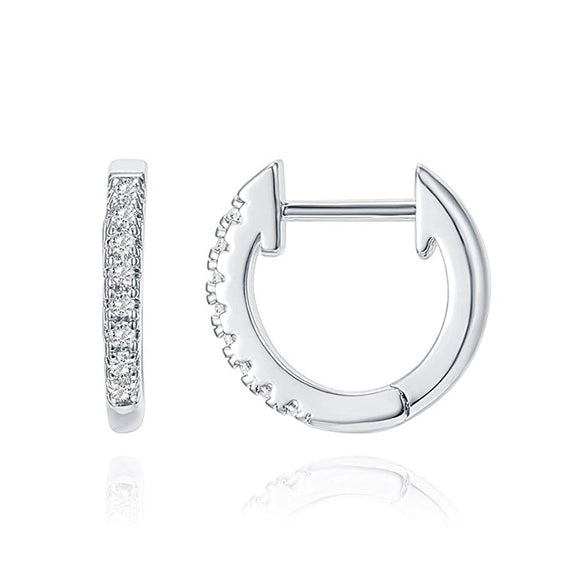 Wholesale 925 Silver Cuff Earring With Straight Pin And Wide Design Geometric Pattern Electroplated