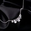 Wholesale Silver Drop Shape Pendant Clavicle Necklace For Women