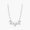 Wholesale Silver Drop Shape Pendant Clavicle Necklace For Women