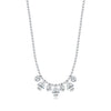Wholesale Silver Drop Shape Pendant Clavicle Necklace For Women