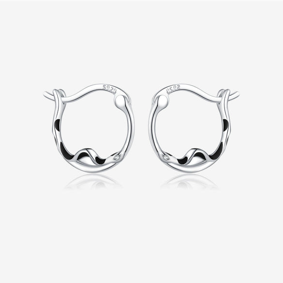 Wholesale Silver Ear Jewelry With Geometric Pattern And Electroplating For Women