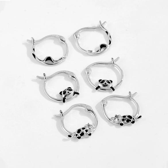 Wholesale Silver Ear Jewelry With Geometric Pattern And Electroplating For Women