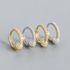 Wholesale Silver Ear Studs For Women Geometric Style S925 Silver Gold Ball Diamond Electroplated