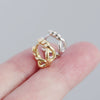 Wholesale Silver Ear Studs Geometric Style S925 Silver Electroplated For Female