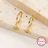 Wholesale Silver Earrings Geometric Style Electroplating For Women