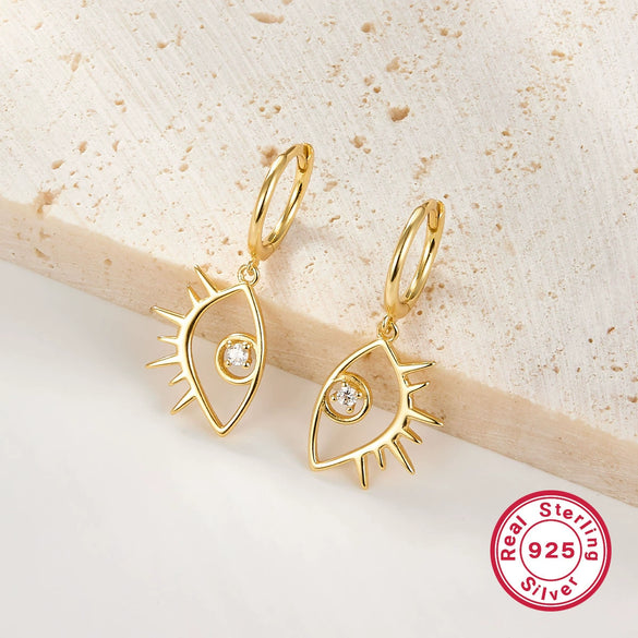 Wholesale Silver Earrings Geometric Style Electroplating For Women