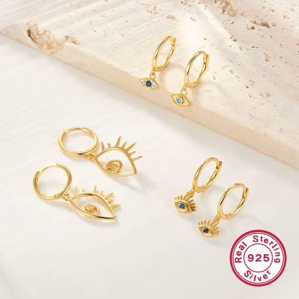 Wholesale Silver Earrings Geometric Style Electroplating For Women