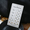 Wholesale Silver Earrings Set For Women Simple Allmatch Geometric Electroplated Earrings Combination