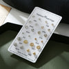 Wholesale Silver Earrings Set For Women Simple Allmatch Geometric Electroplated Earrings Combination