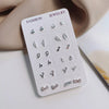 Wholesale Silver Earrings Set For Women Simple Allmatch Geometric Electroplated Earrings Combination