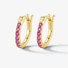 Wholesale 925 Silver Earrings With Geometric Design And Colorful Zirconium Diamond Embedded Niche Style For Women
