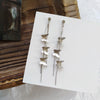 Wholesale 925 Silver Electroplated Butterfly Long Tassel Earrings For Women