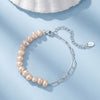 Wholesale Silver Electroplated Geometric Women's Pearl Bracelet Vintage Elegant Stylish Friendship Jewelry Accessory