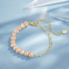 Wholesale Silver Electroplated Geometric Women's Pearl Bracelet Vintage Elegant Stylish Friendship Jewelry Accessory