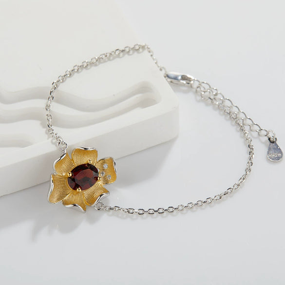 Wholesale Silver Finger Ring Geometric Flower Design For Women