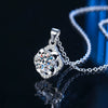 Wholesale 925 Silver Flowershaped Pendant Necklace Natural Style Jewelry