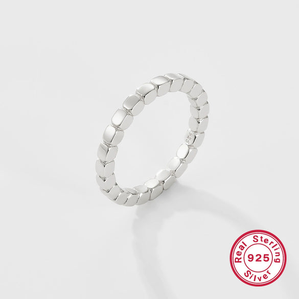 Wholesale 925 Silver Geometric Broken Ring Jewelry With Electroplating