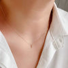 Wholesale Silver 925 Geometric Cross Pendant Necklace With O Shaped Chain Plated With 14K Gold For Women