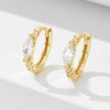 Wholesale Silver 925 Geometric Diamond Earrings For Women