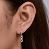 Wholesale 925 Silver Geometric Diamond Earrings For Women