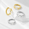 Wholesale Silver 925 Geometric Diamond Earrings For Women