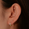 Wholesale Silver 925 Geometric Diamond Earrings For Women