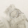 Wholesale Silver Geometric Drop Circle Clavicle Chain Necklace 925 Sterling Silver Electroplating For Women