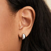 Wholesale Silver Geometric Drop Shape Electroplated Earrings Unisex Simple Ins Fashion Allmatch